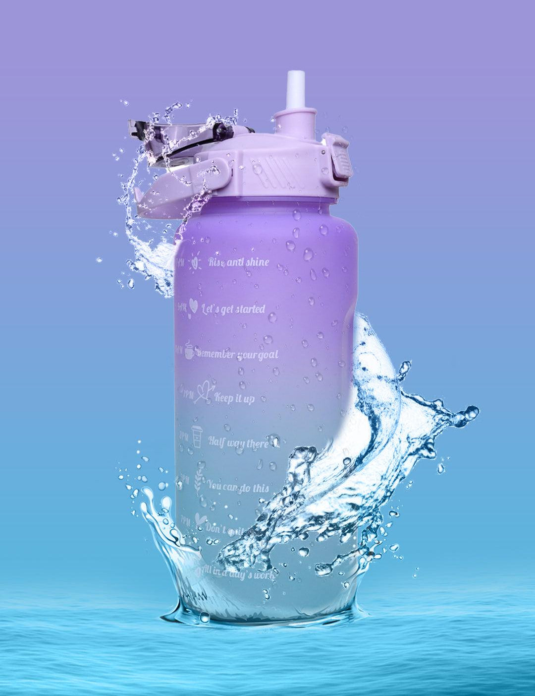 Travel Bottle Water B 400ml - Blue Purple - MARKET 99