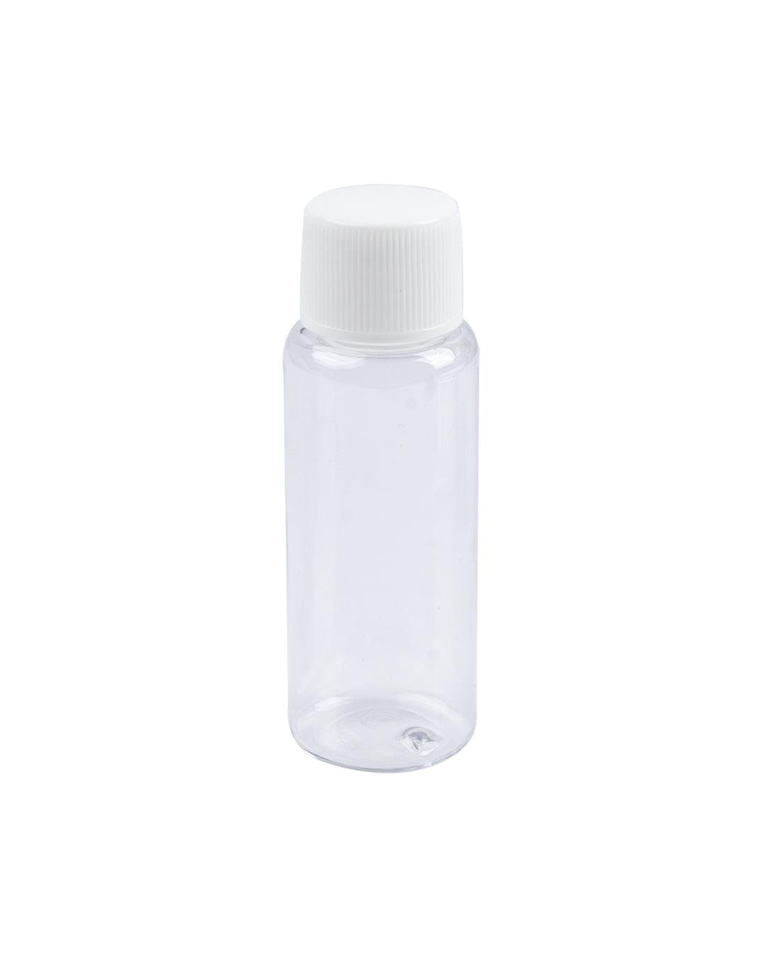 Travel Kit, Bottles & Dispensers, Transparent, Plastic, Set of 3 - MARKET 99
