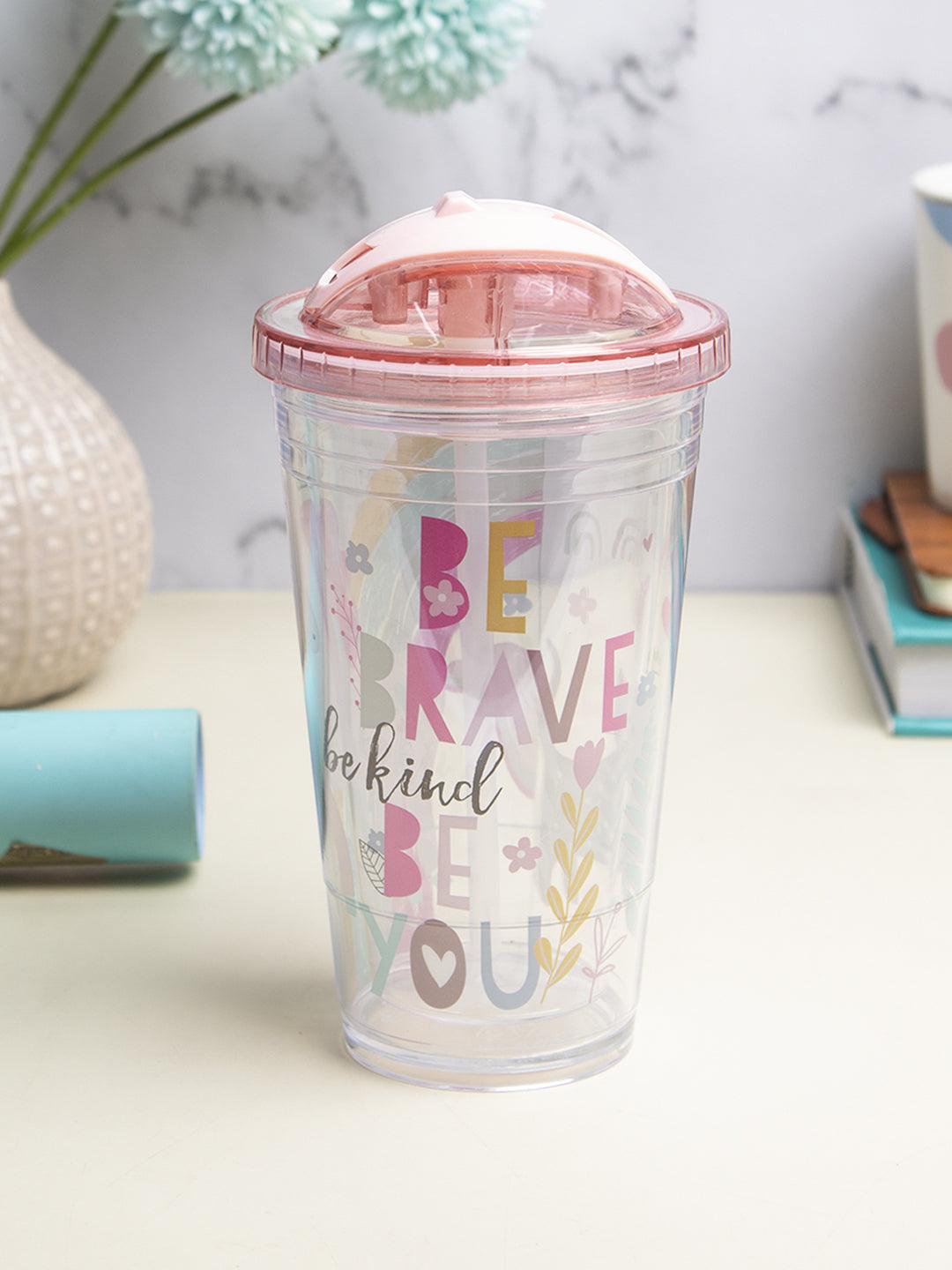 Travel Sipper Cups -Pink, 450ml - MARKET 99