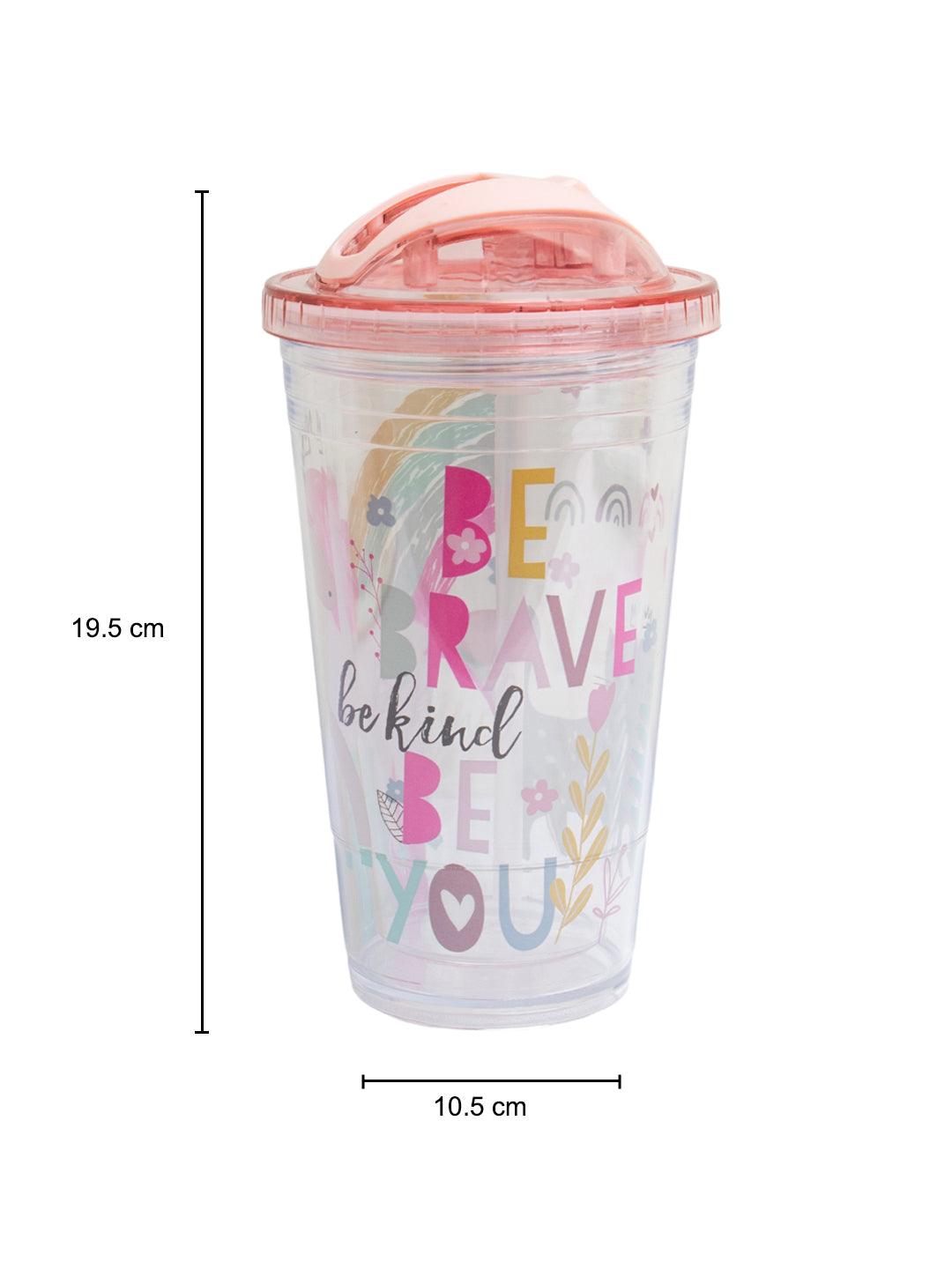 Travel Sipper Cups -Pink, 450ml - MARKET 99