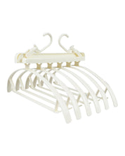 Trouser Rack, 6 Hangers, Cream, Plastic - MARKET 99