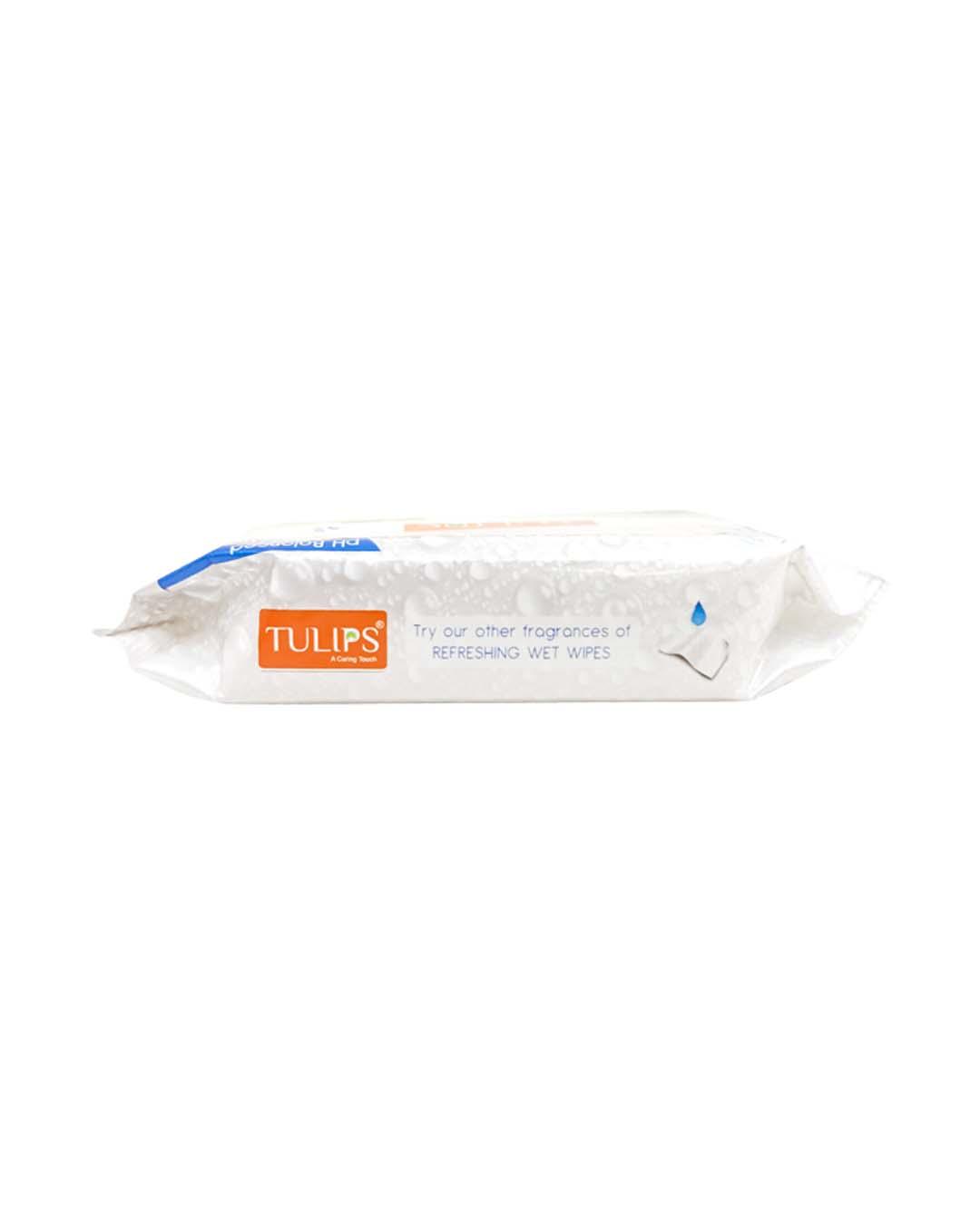 Tulips Refreshing Wet Wipes Summer Fresh (Pack Of 3, 20 Pcs On Each) - MARKET 99