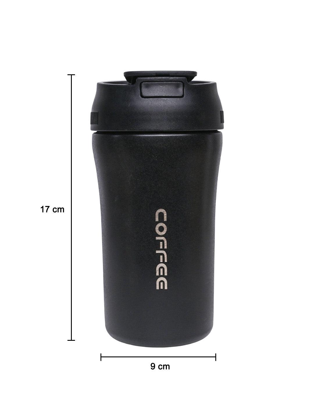 Tumbler Mug With Lid - 400mL, Black - MARKET 99