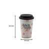 Tumbler with Lid, Tea & Coffee Tumbler, Multicolour, Ceramic, 400 mL - MARKET 99