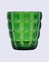 Tumblers, Glass Set, Green Colour, Plastic, Set of 3, 400 mL Each - MARKET 99