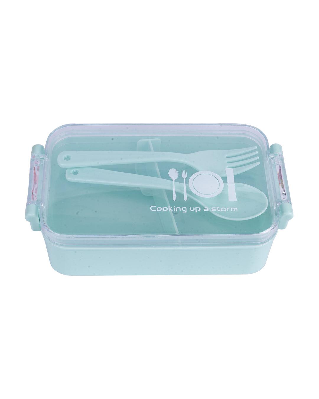 Turquiose Plastic Lunch Box 