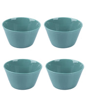 'Turquoise Sea' Hand Glazed Dining Bowl Katoris In Ceramic (Set of 4, 480 mL) - MARKET 99