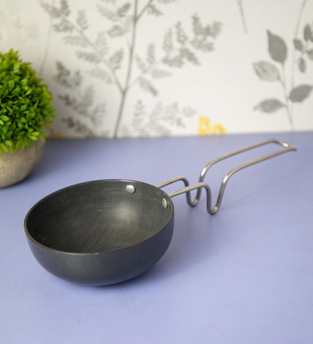 Vagaria Hard Anodized, Tadka Pan, Black, Stainless Steel - MARKET 99