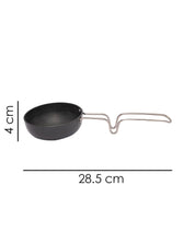 Vagaria Hard Anodized, Tadka Pan, Black, Stainless Steel - MARKET 99