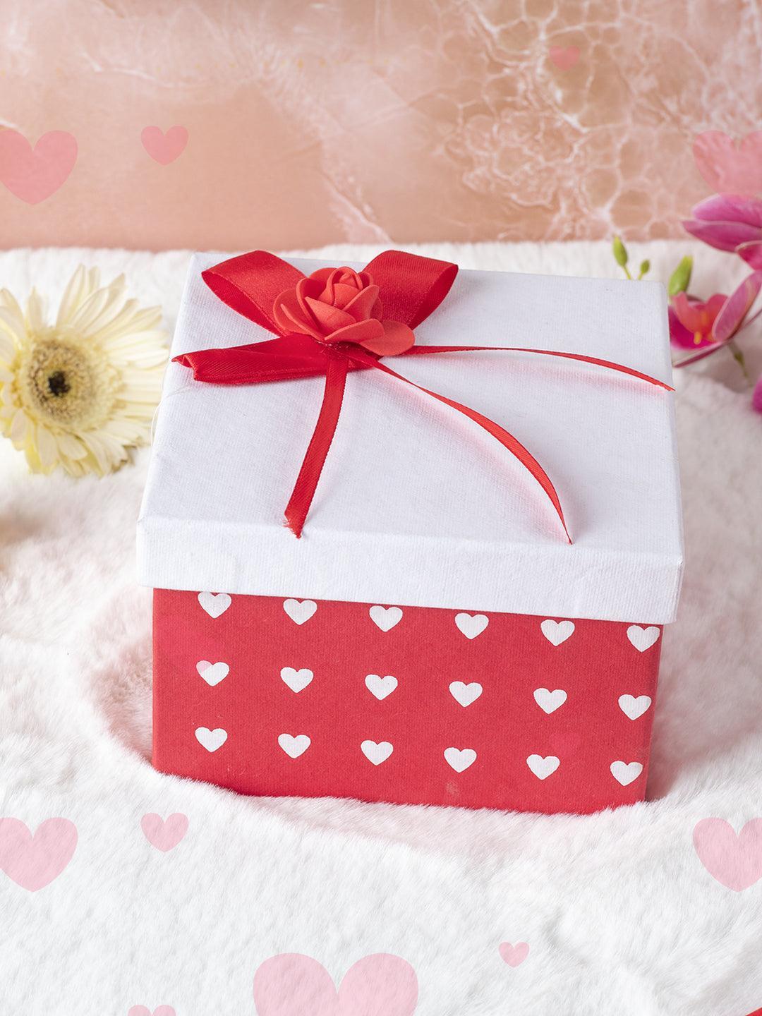 Valentine Empty Gift Box with Ribbon - MARKET 99