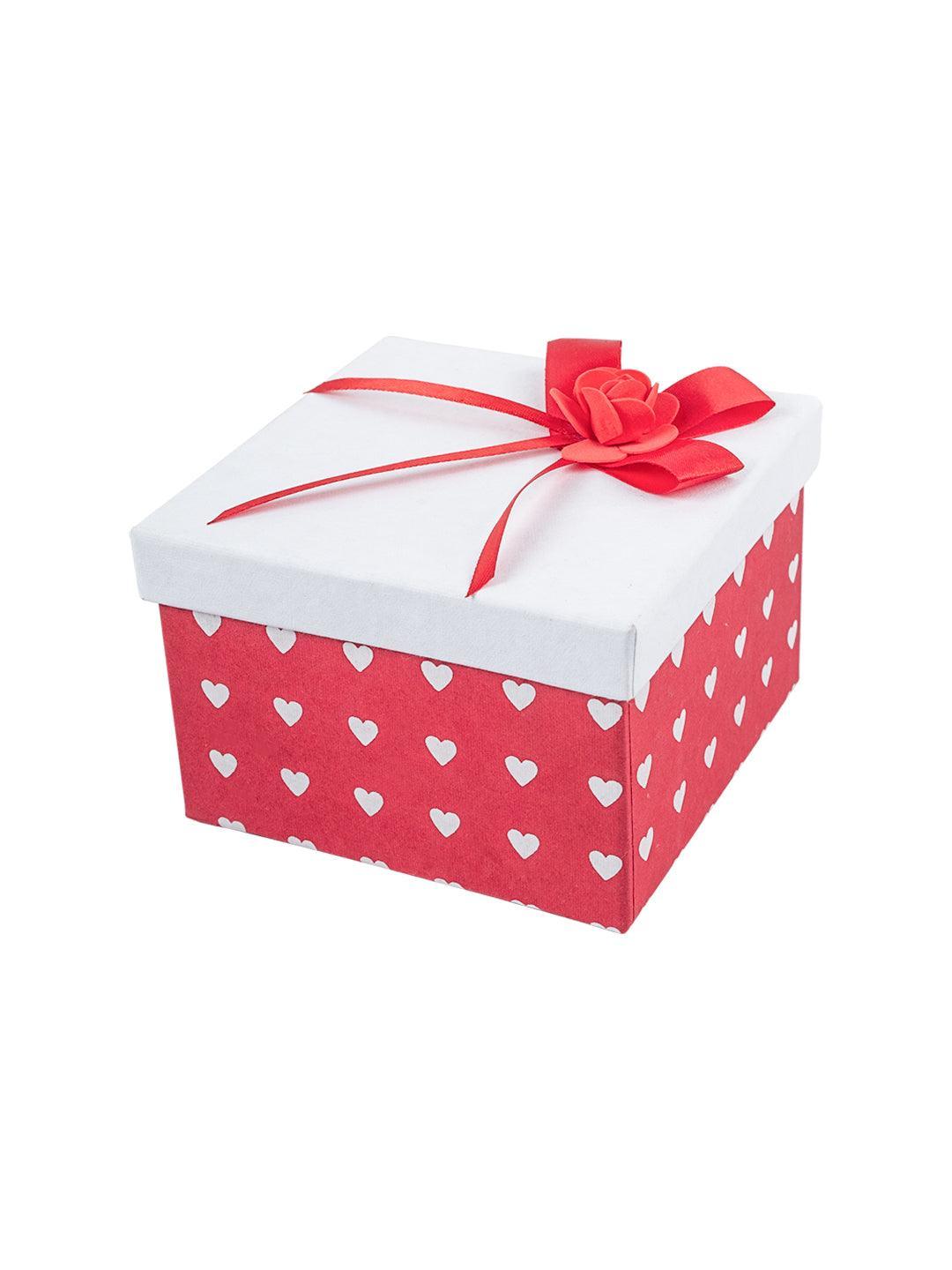 Valentine Empty Gift Box with Ribbon - MARKET 99