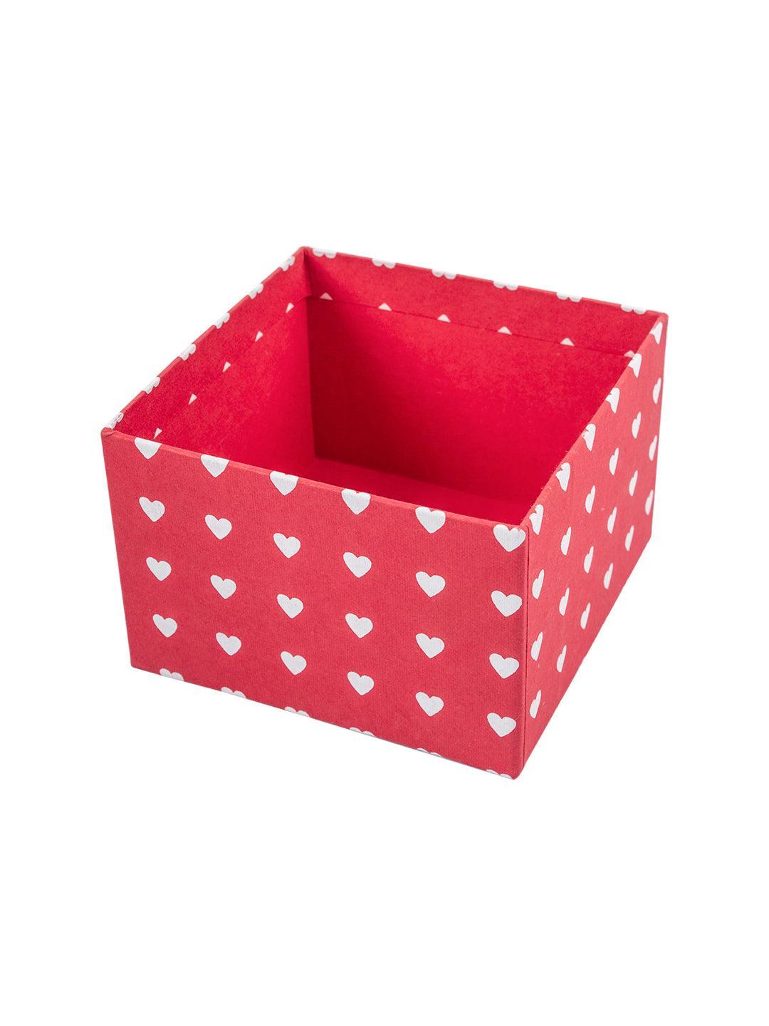 Valentine Empty Gift Box with Ribbon - MARKET 99