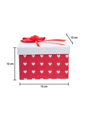 Valentine Empty Gift Box with Ribbon - MARKET 99