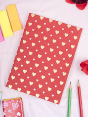 VALENTINE NOTEBOOK (A5) 96 PAGES - RECTANGLE - MARKET 99