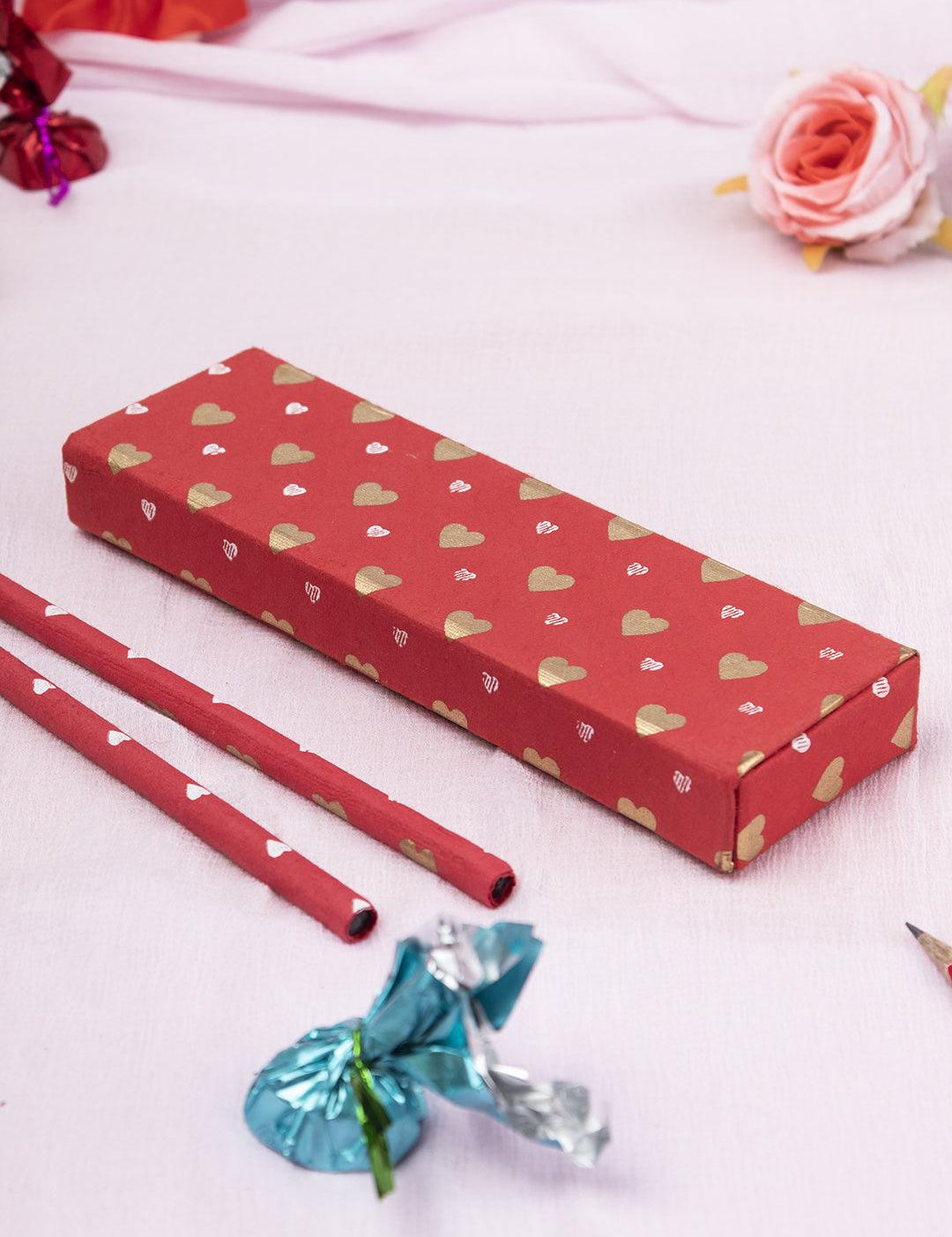 Valentine Pencil Box - Rectangle - MARKET 99