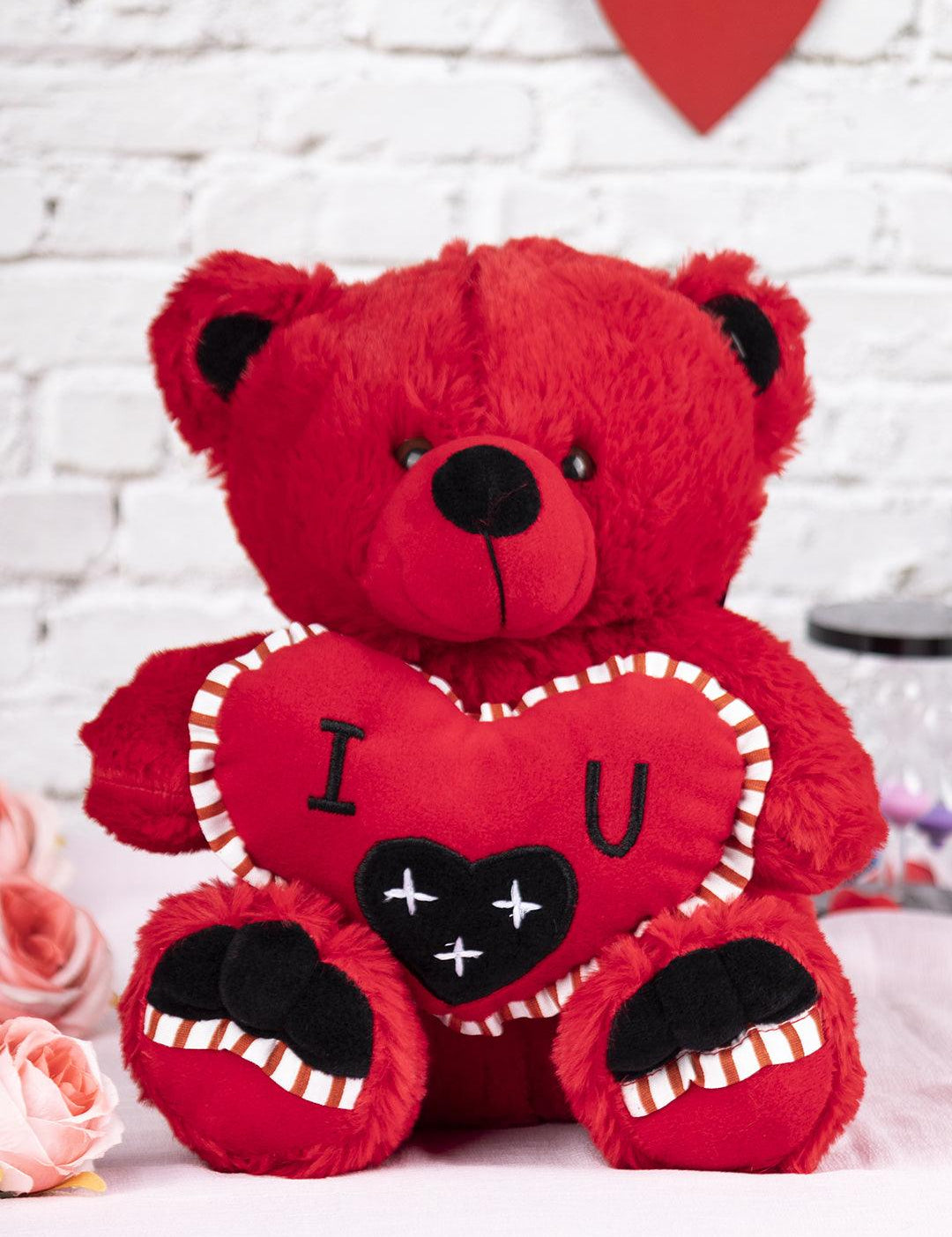 Valentine Red Heart Teddy Bear (25Cm) - MARKET 99