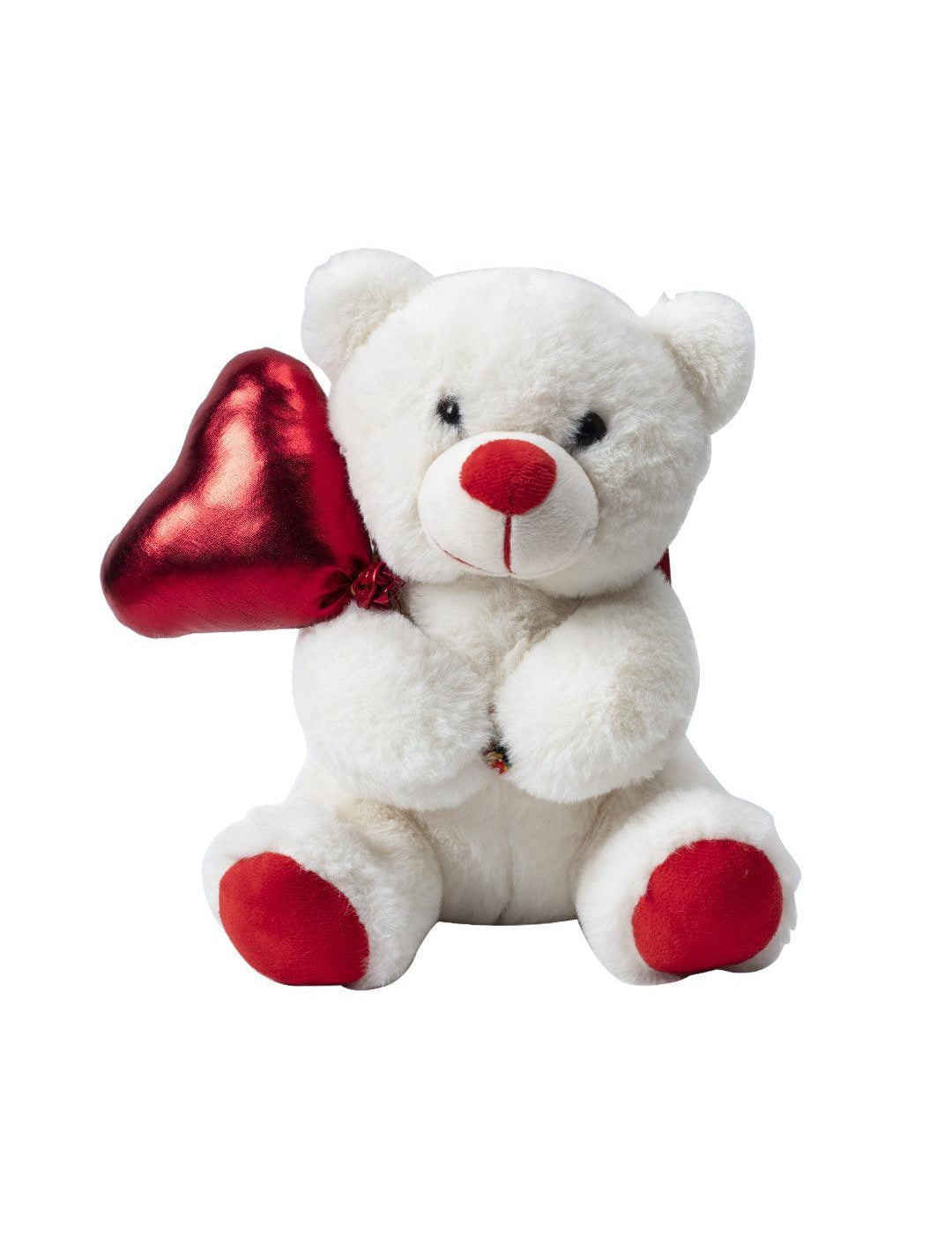 Valentine Teddy Bear With Red Balloon - MARKET 99