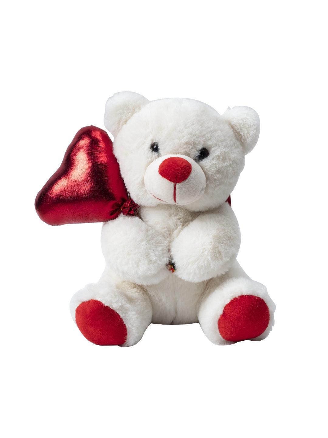 Valentine Teddy Bear With Red Balloon - MARKET 99