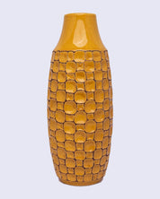 Vase, Modern Design, Yellow, Ceramic - MARKET 99