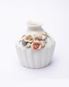 Vase, with Flower Bow, Decorative Item, For Home & Office, White, Ceramic - MARKET 99