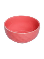 VON CASA Ceramic Bowl - 450Ml, Light Pink - MARKET 99