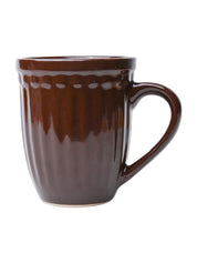 VON CASA Ceramic Coffee & Tea Mug - 300 Ml, Dark Brown - MARKET 99