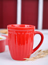 VON CASA Ceramic Coffee & Tea Mug - 300 Ml, Red - MARKET 99