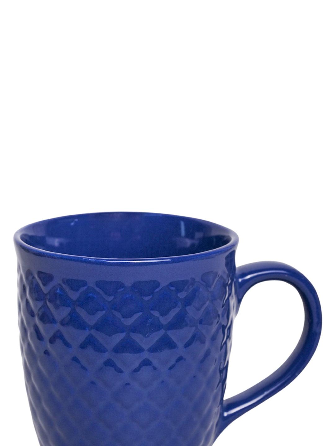 Buy VON CASA Ceramic Coffee Mug - 320 Ml, Blue & Engrabed at the best price  on Tuesday, March 26, 2024 at 1:42 pm +0530 with latest offers in India.  Get Free