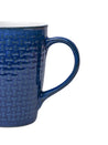 VON CASA Ceramic Coffee Mug - 320 Ml, Blue - MARKET 99