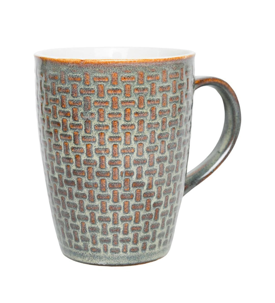 VON CASA Ceramic Coffee Mug - 320 Ml, Dull Brown - MARKET 99