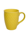 VON CASA Ceramic Coffee Mug - 320 Ml, Yellow - MARKET 99