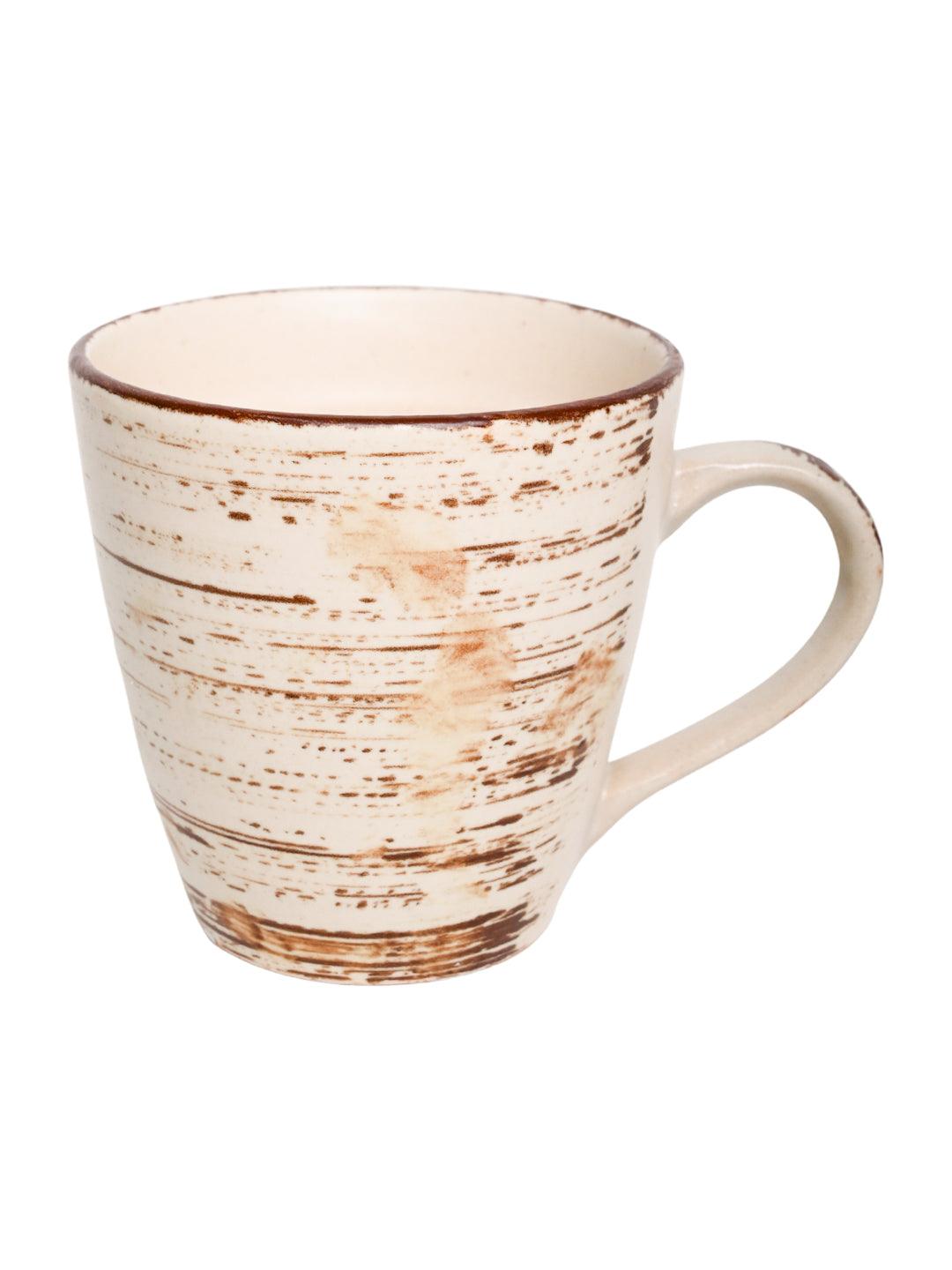 VON CASA Ceramic Mug - 330Ml, Cream - MARKET 99
