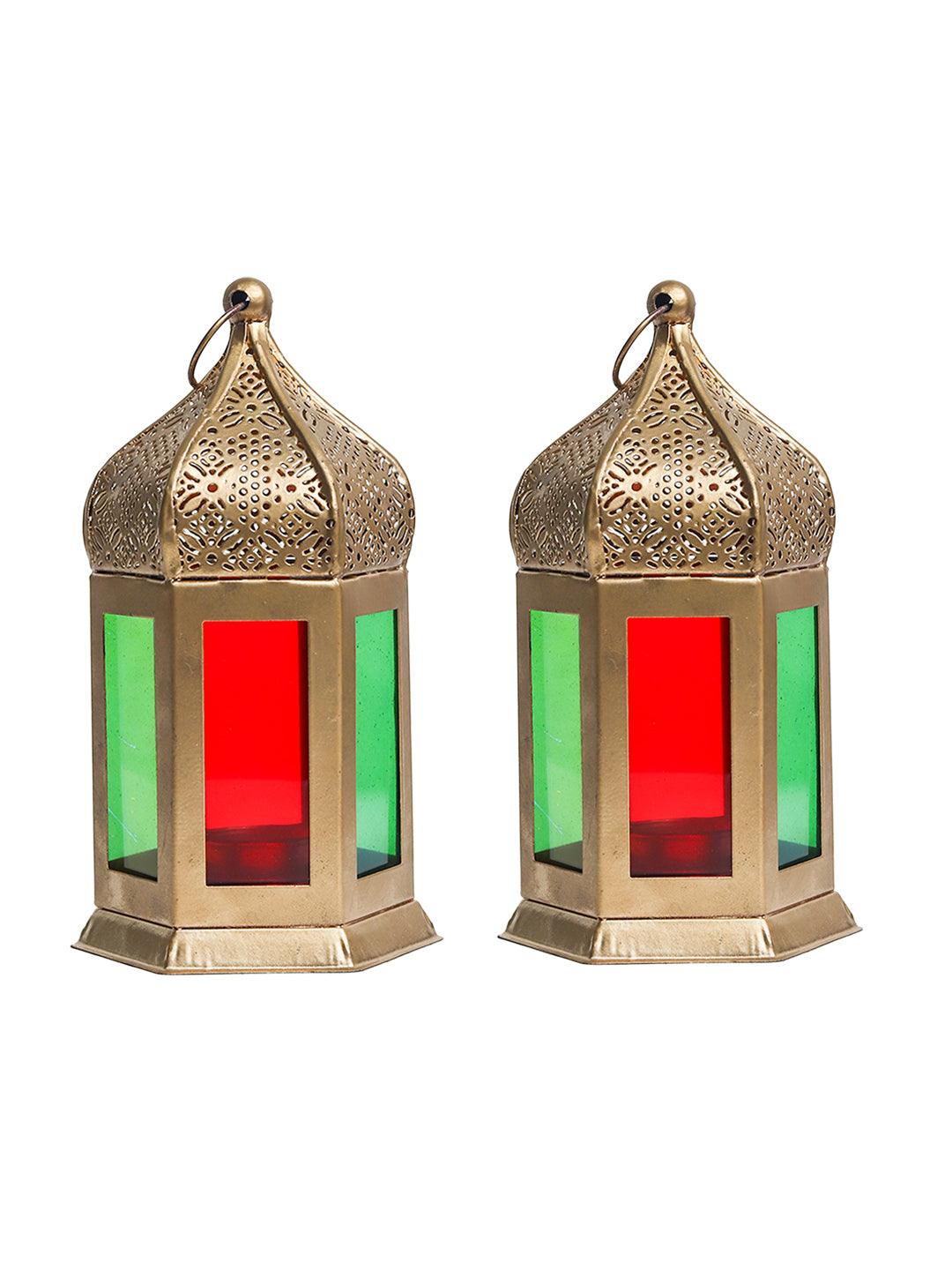 VON CASA Lantern Set Of 2 - MARKET 99