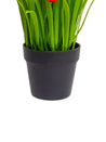 VON CASA Red Lily Artificial Potted Plant - MARKET 99