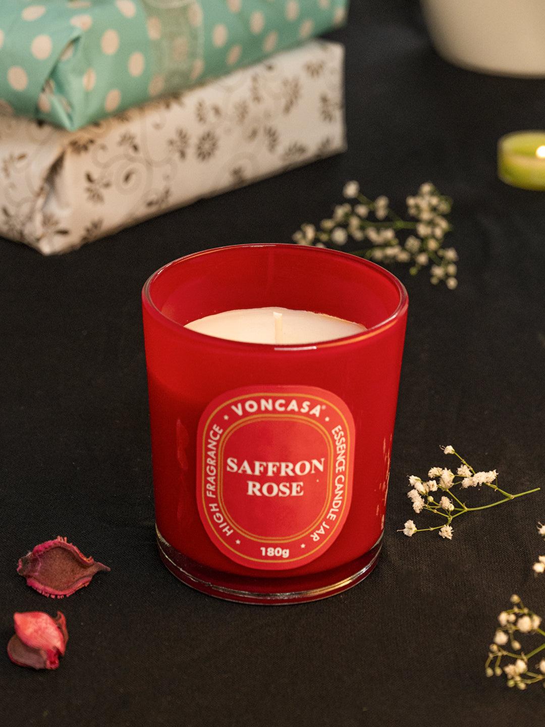 VON CASA Saffron Rose Candle - MARKET 99