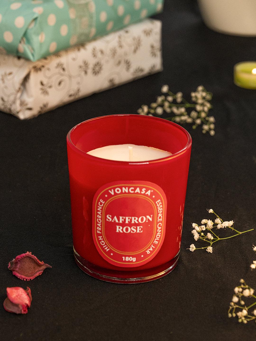 VON CASA Saffron Rose Candle
