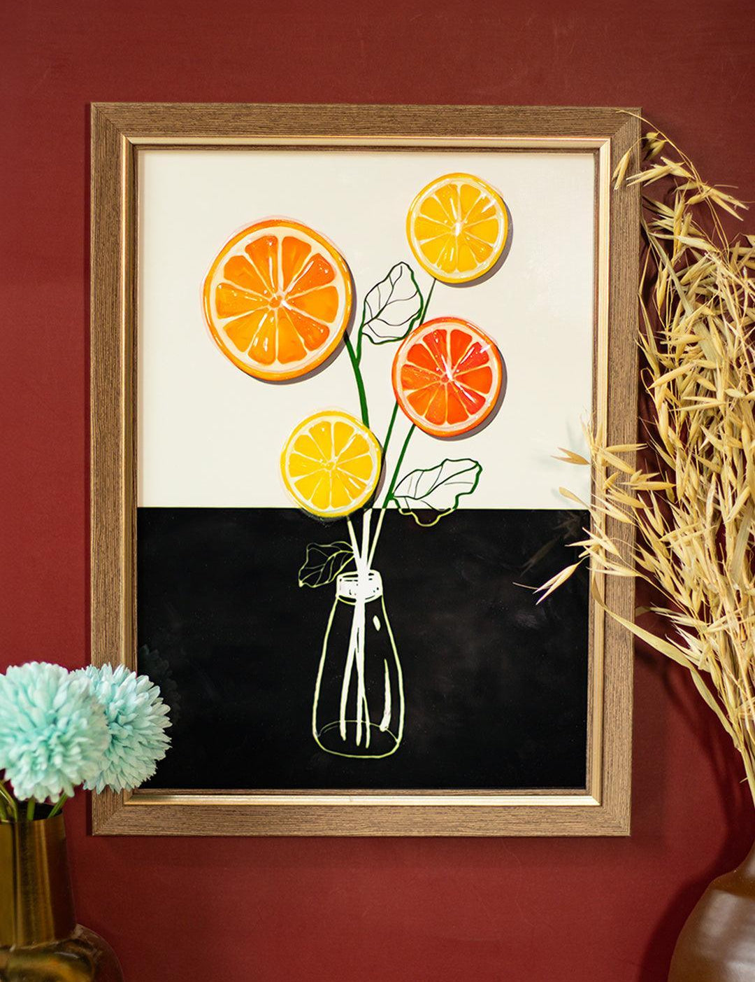 Wall Décor Painting - Fruit Flower Pot - MARKET 99