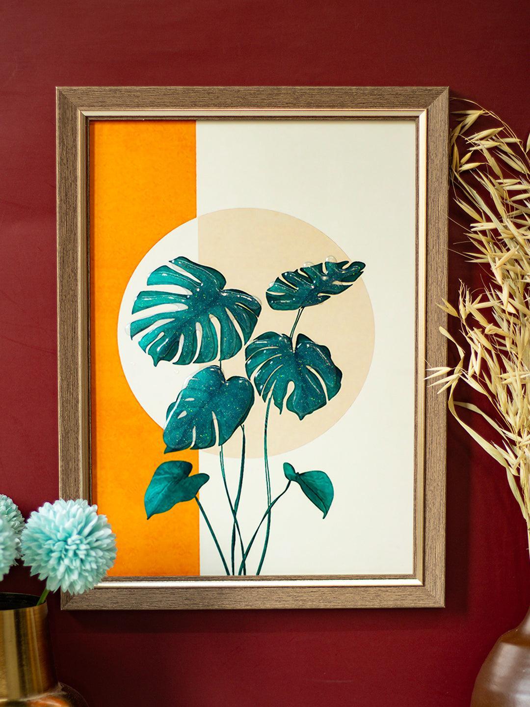 Wall Décor Painting - Leafs - MARKET 99