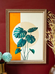 Wall Décor Painting - Leafs - MARKET 99