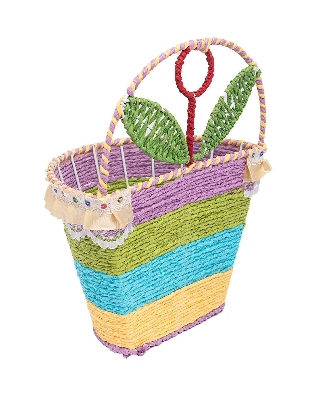 Wall Hanging Basket, Multicolour, Paper - MARKET 99