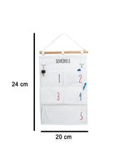 Wall Organizer, White, Canvas - MARKET 99