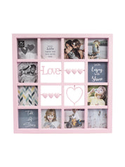 Wall Photo Frame - 16 X 16 Inch (Light Pink) - MARKET 99