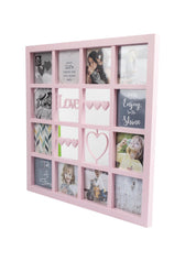 Wall Photo Frame - 16 X 16 Inch (Light Pink) - MARKET 99