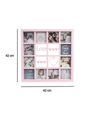 Wall Photo Frame - 16 X 16 Inch (Light Pink) - MARKET 99