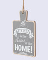 Wall Plaque, for Kitchen Decor, Grey, MDF - MARKET 99