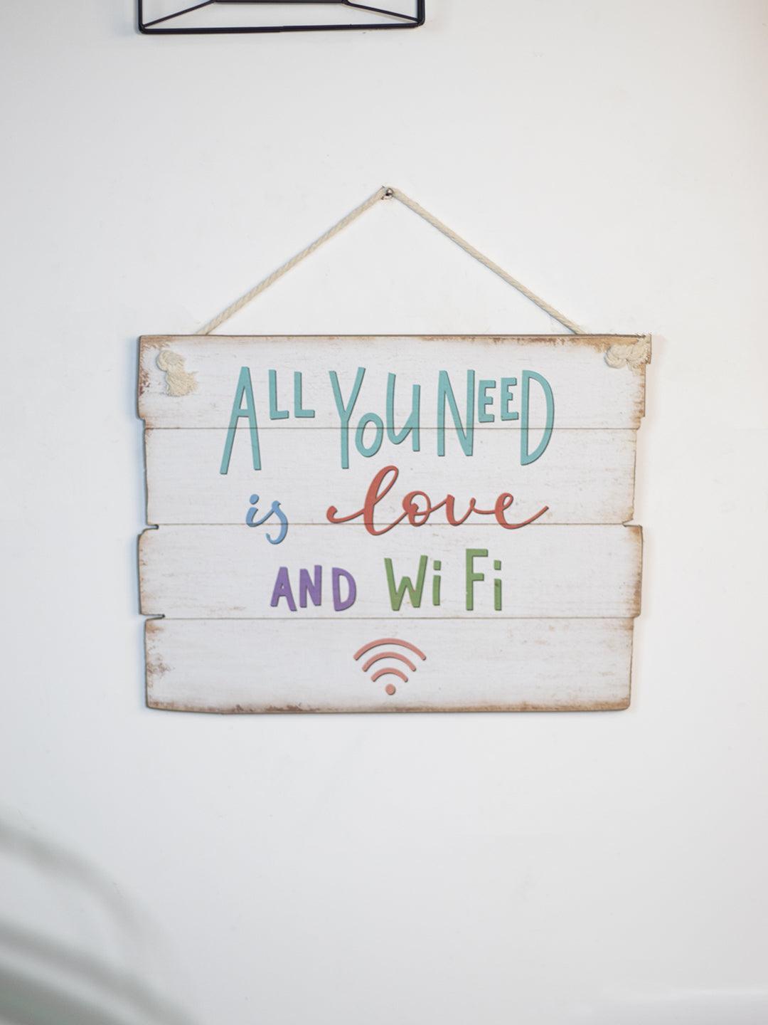 Wall Plaque, Wall Décor, White, MDF - MARKET 99