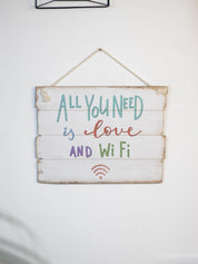 Wall Plaque, Wall Décor, White, MDF - MARKET 99