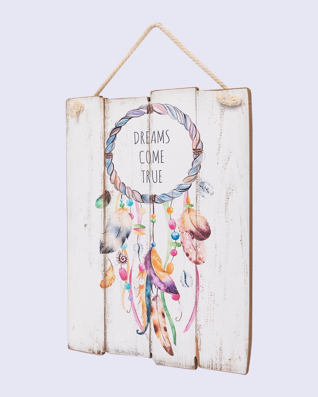 Wall Plaque, Wall Décor, White, MDF - MARKET 99