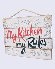 Wall Plaque, Wall Décor, White, MDF - MARKET 99