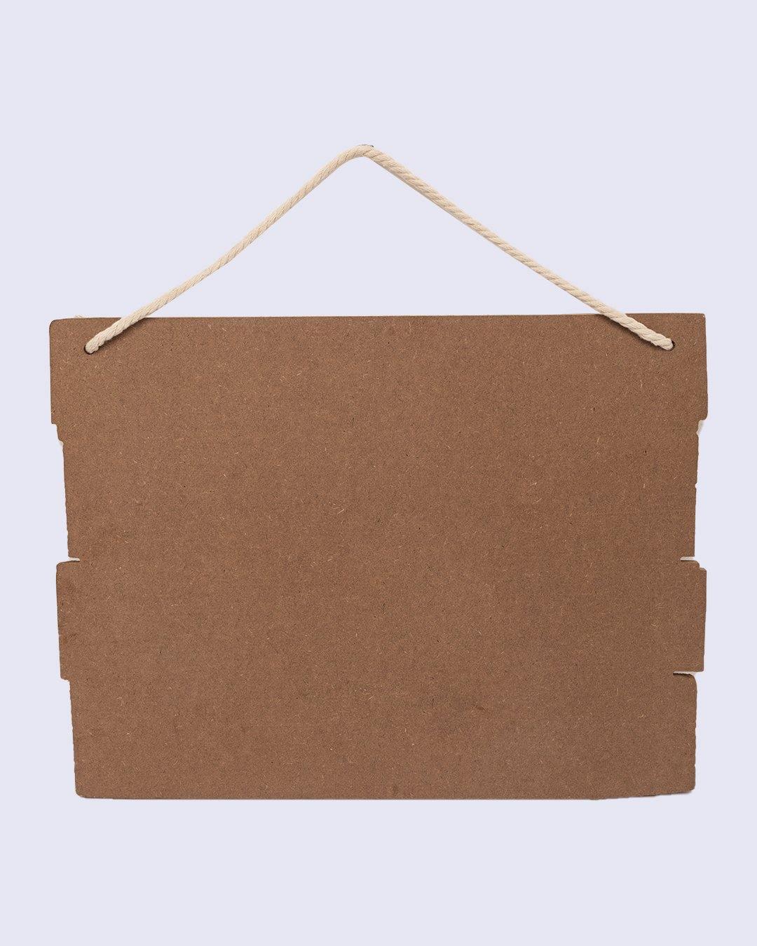 Wall Plaque, Wall Décor, White, MDF - MARKET 99